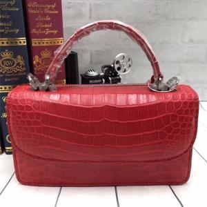Wholesale Authentic Crocodile Belly Skin Lady Small Purse Female CHIC Handbag Genuine Alligator Leather Women Cross Shoulder Bag from china suppliers