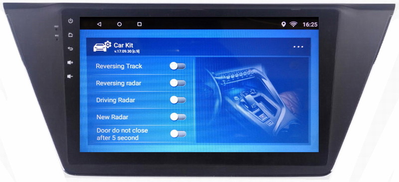 Ouchuangbo car multimedia kit radio android 6.0 for Volkswagen Touran with gps navi steering wheel control
