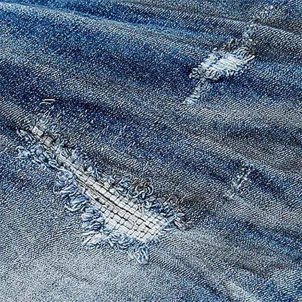 Denim Clothing Fall Winter Fabrics Indigo Cotton Stretchy Blended Material 80*60