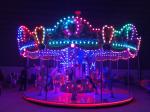 3000W Power Theme Park Carousel Children'S Carousel Ride Blue Ocean Series