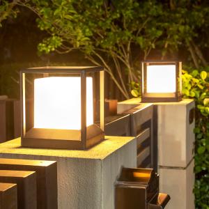 Wholesale Die Cast Aluminum Solar Pillar Light 5 Watt E27 Base For Outdoor Driveway from china suppliers