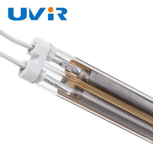 Wholesale OEM 6000W Medium Wave Infrared Lamp , Semi Gold Plated Infrared Heating Tube from china suppliers