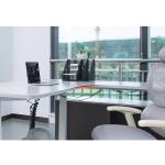 Electric Triple Motor Lifting Sit Stand Desk for Professional Office in 27.9