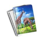 0.6mm PET Material 3D Lenticular Notebook For Office Stationery
