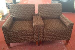 Wholesale Hotel fabric lounge chair with ottoman ,single sofa LC-0009 from china suppliers