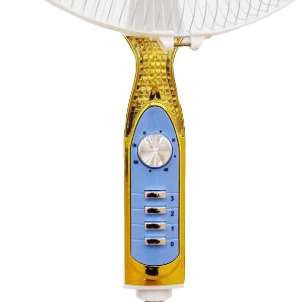 Energy Saving Adjustable Floor Fan 16 Inch AC/DC 12V/220V With Led Light