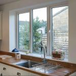 Customized Sound Proof Double Glazed Balcony Pvc Windows Casement Swing Doors