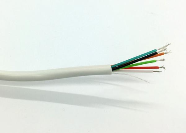 Quality Single Shielded Alarm System Cable For Wiring Burglar 0.22mm² Flexible Copper Wire for sale