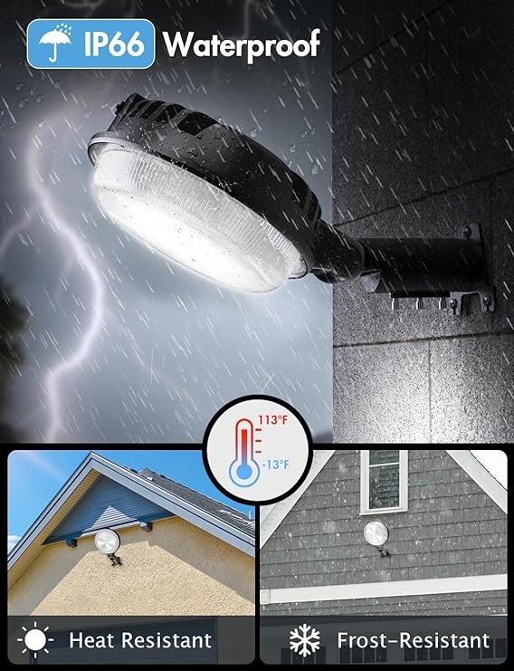 Outdoor Wall Mounted LED Barn Light 3500K 4000K 5000K Color Temperature
