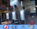 Inox 1500L Customized Stainless Steel Jacketed Tanks Matt Polish