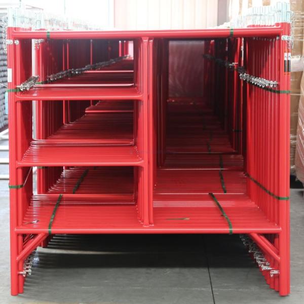 5' x 5' Mason Frame Scaffolding Industrial Powder Coated Finish Orange Q235 Steel