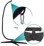 Mail Packing C- Stand Heavy Duty Swing Hanging Shape Hammock Stand for Outdoor