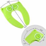 Green Foldable Reusable Potty Training Seat Covers for Baby / Kids