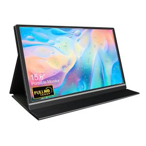 Wholesale Wide Visual Angle 300cd/m2 60Hz 1080P IPS 15.6 inch USB C Portable Monitor from china suppliers