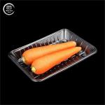 Premium Quality PET Food Grade Rectangular Disposable Veggie Tray Clear Perfect