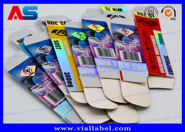 CMYK printing Anabolic Oral Peptide Pharmaceutical Packaging Box medicine pill