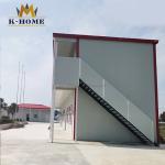 Temporary Prefab Steel House Homeless Accommodation Galvanized