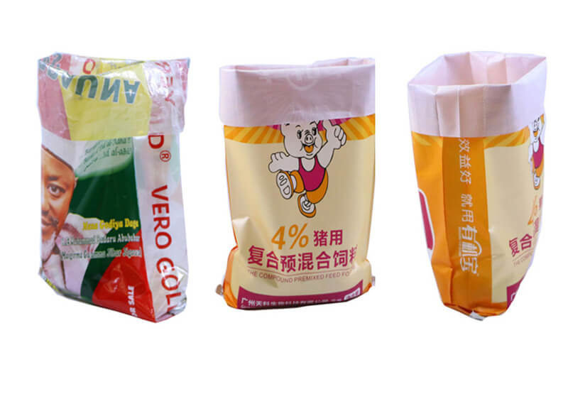 50Kg Woven Polypropylene Bags , Bopp Laminated Pp Woven Seed Bags Double Stitched