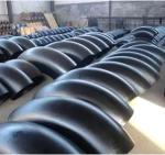 Api 5l Black Painted Carbon Steel Pipe Elbow 22.5 Degree