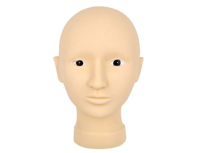 Eyebrow Tattoo Makeup Practice Head , 3D Silicon Face Painting Practice Head