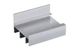 Sand Blasting Polished Aluminium Profile / Rail Glass Slide Door Aluminum