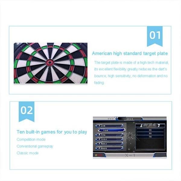 Electric Dart Coin Operated Arcade Machines Macaron Color Arcade Board Game