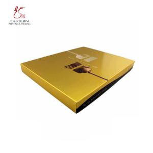 Wholesale Black 350gsm Gold Cardboard Paper Chocolate Boxes With Inserts 25x25x5cm from china suppliers