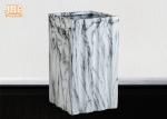 Square Plant Pots Clay Flower Pots Marble Pot Planters Indoor Planters Patio