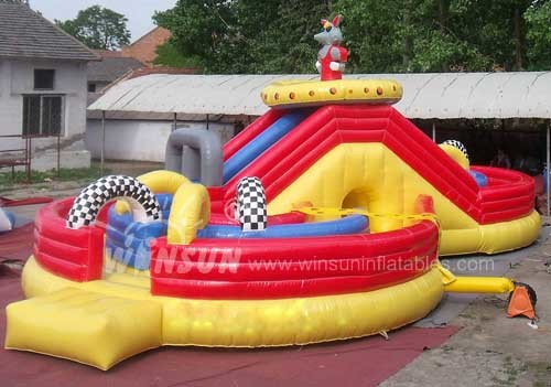 Waterproof PVC Material Massive Inflatable Water Slide / Blowup Waterslide