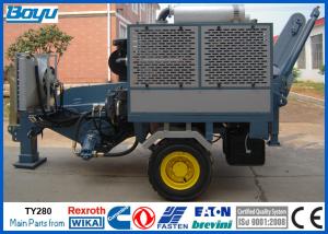 Wholesale 280kN 28 ton Hydraulic Cable Puller Overhead Transmission Line Equipment German Rexroth Pump 239kw Cummins Engine from china suppliers