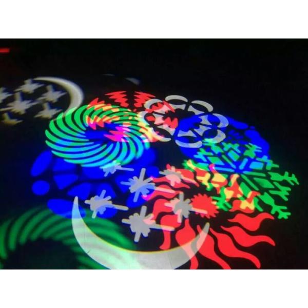8 Eyes 3W LED Effect Light Unlimited Rotation Gobo Light / Stage DJ Lighting