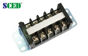 Wholesale Black Din Rail Panel Terminal Block M4 12.00mm 20-10 AWG Wire Range from china suppliers