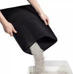 Multi Colors Cat Litter Mat Washable EVA Double Pet Litter Catcher Rug