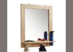 Fashion Silver Bathroom Wall Mirror , Copper Free Big Silver Wall Mirrors