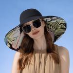 Cross-border new double-sided fisherman hat female summer increase visor visor