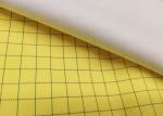 5mm Grid Yellow Anti Static Fabric For Industy UnderWear