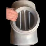 Stainless Steel ASTM A182 F53 UNS32750 Barred Tee 16" X 8" Butt Weld Fittings