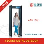 Inspection Gate Walk Through Metal Detector Commercial Adjustable Sensitivity