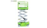 4km/H 19ft Elevating Work Platform with 230kg Capacity