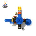 Multifunctional Daycare Kids Plastic Slide Swing Set Edge Passivation