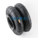 Double Convoluted Air Rubber Bellow 250185H-2 1/2 Air Connection For Excavator