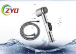 Soft Plastic Toilet Jet Spray , Chrome Plating Finish Hand Shower For Toilet