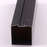Black OEM Customize Length CQC Aluminum Window And Door Frame Profile