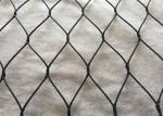 Black Oxidation Stainless Steel Cable Netting Wire Mesh Flexible Woven Type