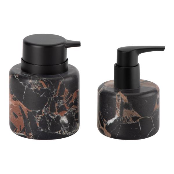 Marble Bathroom Soap Dispenser Athens Golden Flowers Bathroom Set For Home