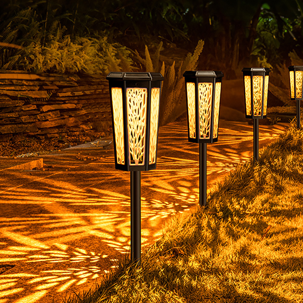 Auto On-Off Solar Powered Garden Decorative Lights IP65 for Walkway Illumination