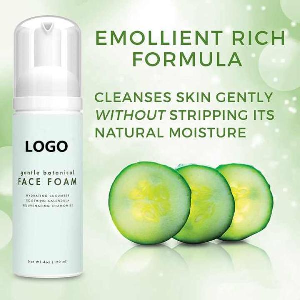 Organic Clean and Clear Smoothing Face Care Face Cleanser Foam DEEP CLEANSING Face Wash