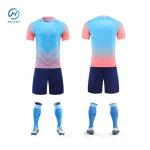 Comfortable Plain Soccer Jerseys in Purple or White Polyester for Unrestricted