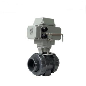 Wholesale PVC Electric Ball Valve for Water Acid and Corrosive Liquid from china suppliers
