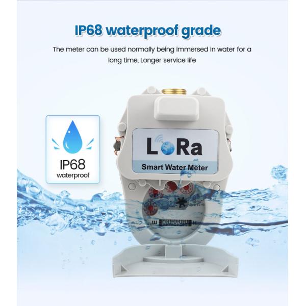 15mm Domestic Smart Digital Lora Remote Water Meter 3g Batch Control Water Meter